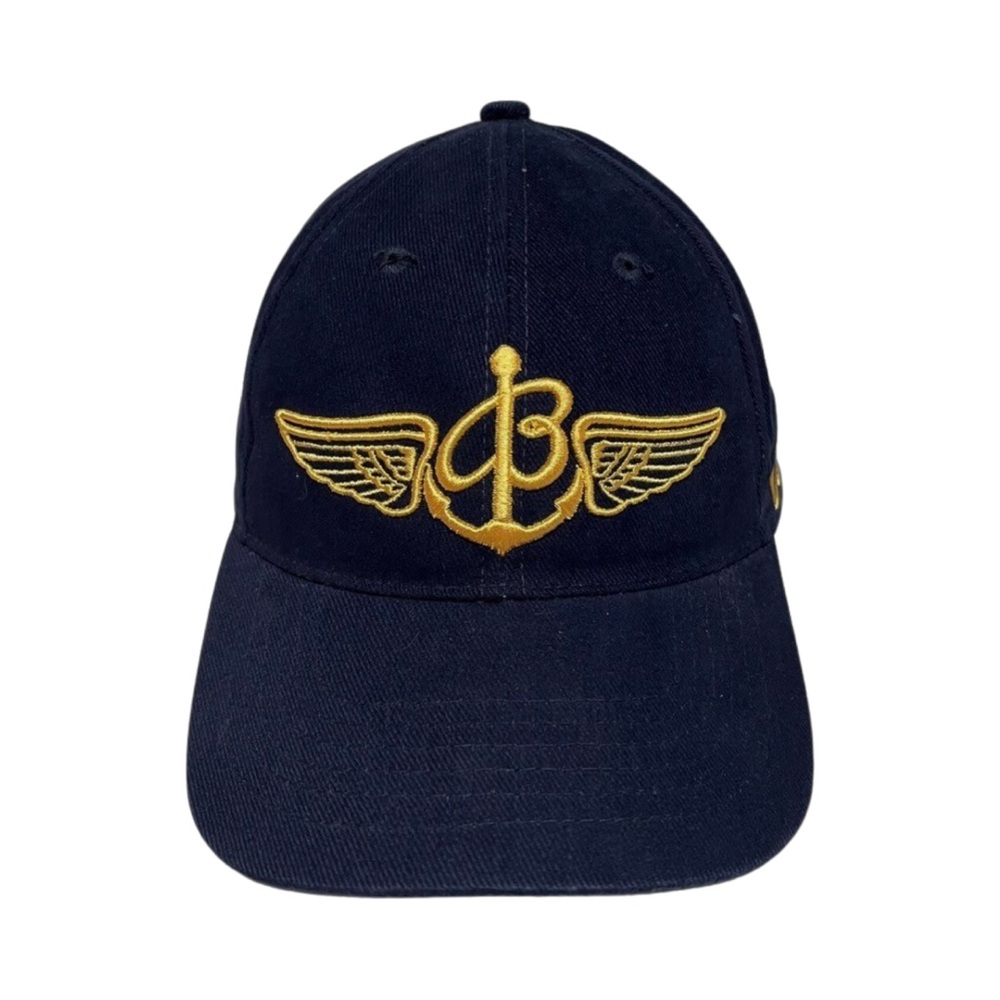 Brand new Breitling Baseball Hat Snap Back Navy Blue Adjustable 1884 Embroidered